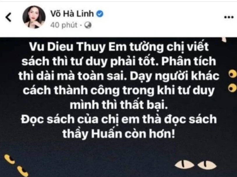 Bị Huấn Hoa Hồng thách thức, chiến thần review Võ Hà Linh lại có động thái lạ, khác hẳn mọi lần 1