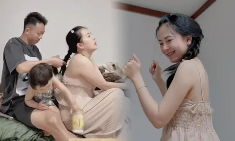 Video: Cầu thủ tuyển Việt Nam trổ tài tết tóc cho vợ và cái kết không ngờ tới
