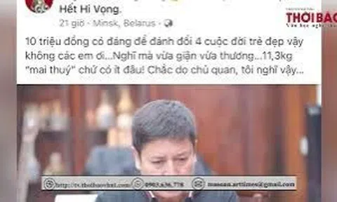 NSƯT Chí Trung tranh cãi 'nảy lửa' với nhà báo trên Facebook vì vụ 4 tiếp viên hàng không xách ma túy